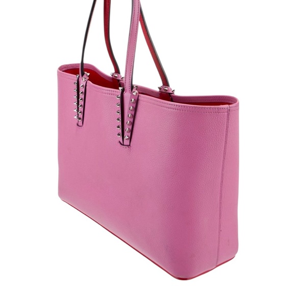 Christian Louboutin Pink Spike Cabata - Picture 9 of 17